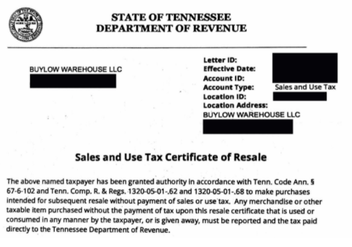 What Is A Reseller License - BuyLow Warehouse Liquidation Truckloads